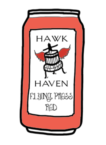 New Jersey Wine Sticker by Hawk Haven Winery
