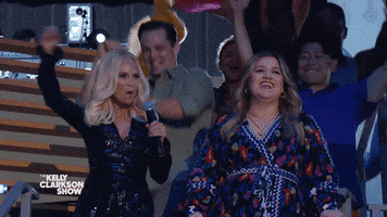 Excited Kristin Chenoweth GIF by The Kelly Clarkson Show