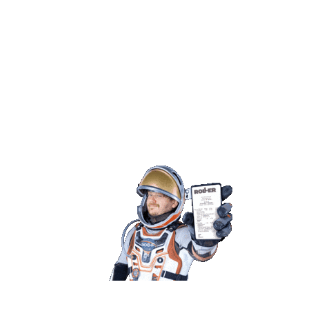 Aliens Astronaut Sticker by moebelroller