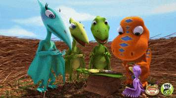 Dinosaur Train Eating GIF by PBS KIDS