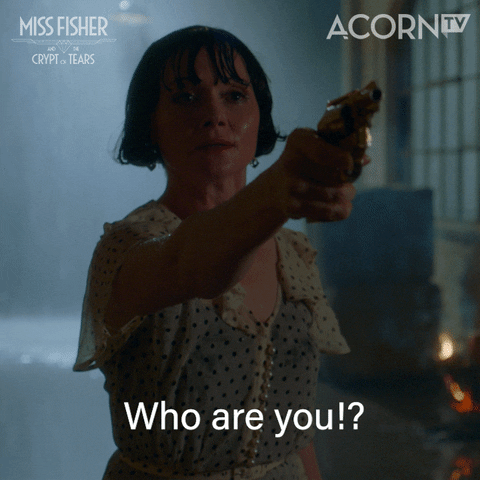 Who Are You Reaction GIF by Acorn TV