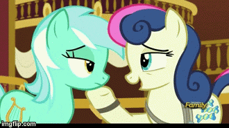 Lyra And Bon Bon GIF