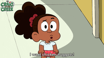 Hungry Chicken Nuggets GIF by Cartoon Network