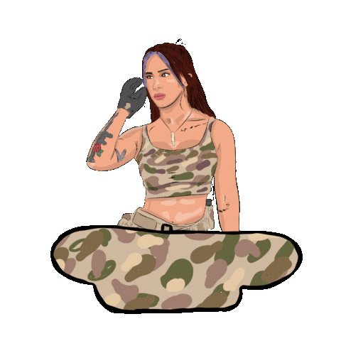 Israel Aga Guns Sticker by Aga-Guns by Orin Juli