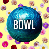 Bowling Ball Flowers GIF by Bowlero