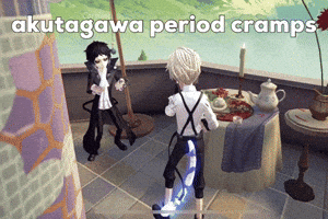 Akutagawa Period Cramps GIF