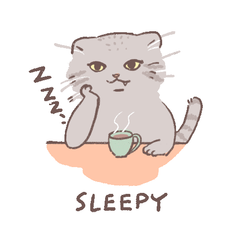 Sleepy Sticker
