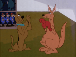 Oh Yeah Fighting GIF by Scooby-Doo