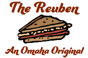 Reuben Sandwich Sticker by Visit Omaha