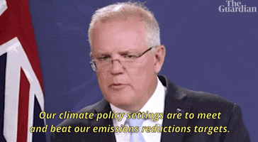 climate change fires wildfires scott morrison climate policy GIF
