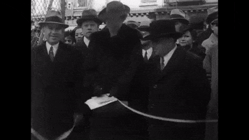 Celebration Grand Opening GIF by LaGuardia-Wagner Archives