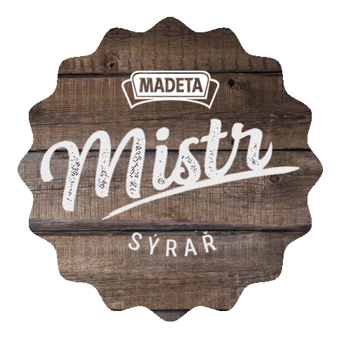 Mistr Sýrař Sticker by Madeta