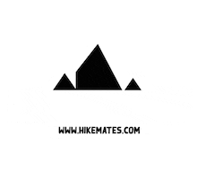 Mountains Hiking Sticker by Hikemates