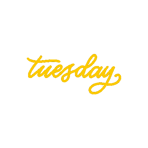 Tuesday Weekday Sticker