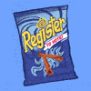 Register to vote Takis bag