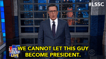 Donald Trump President GIF by The Late Show With Stephen Colbert