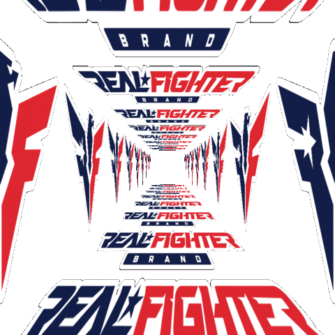 Real Fighter Brand Sticker