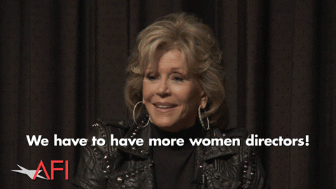 Jane Fonda We Have To Have More Women Directors GIF by American Film Institute - Find & Share on GIPHY