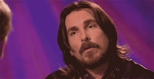 confused christian bale GIF