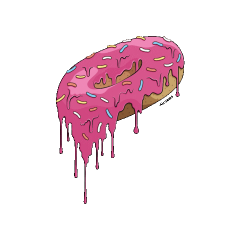 Dunkin Donuts Donut Sticker