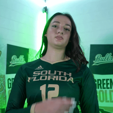 South Florida Volleyball GIF by USF Athletics