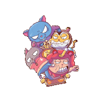 grokgames puma flipbook jogo board game Sticker