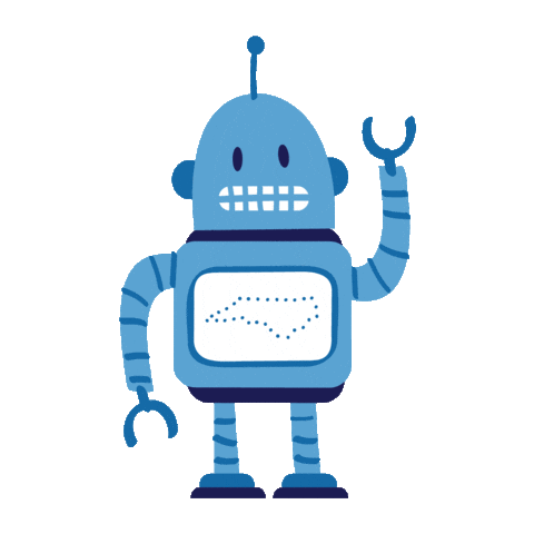 North Carolina Robot Sticker by Morehead Planetarium and Science Center