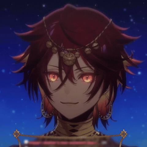 Glowing Eyes Smile GIF