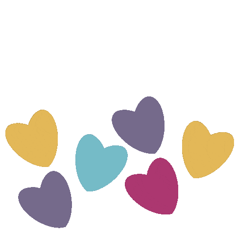 Love It Hearts Sticker