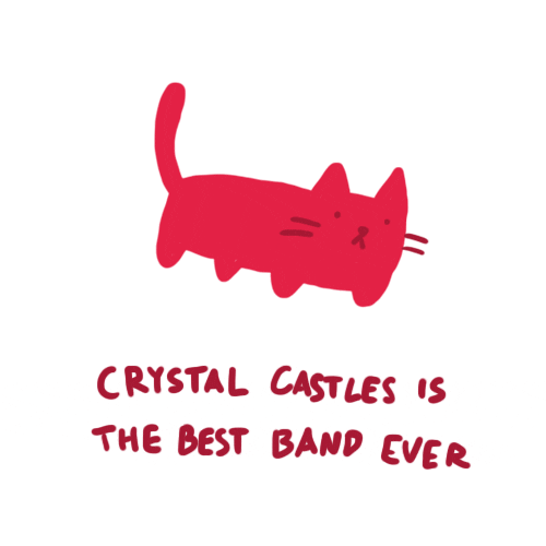 crystal castles cat GIF by hoppip