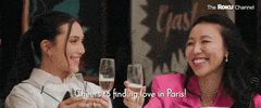 Cheers Paris GIF by The Roku Channel