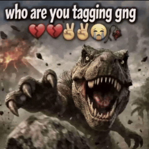 Dinosaur Tag GIF