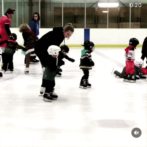 Close Call Falling Not Falling Learning To Skate I Got You Little Help From My Friend Need A Hand GIF