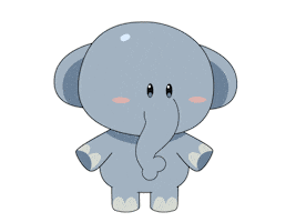 Thanks Bow Sticker by Baba Lili Tata