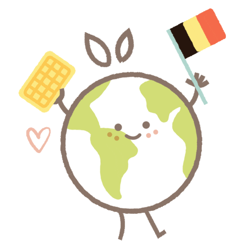 Earth Belgium Sticker by Sebio