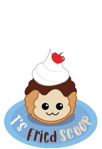 T's Fried Scoop Sticker