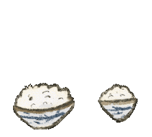 Rice いただきます Sticker