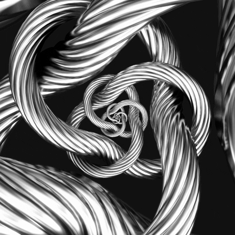 Rope Knot GIF by Feliks Tomasz Konczakowski
