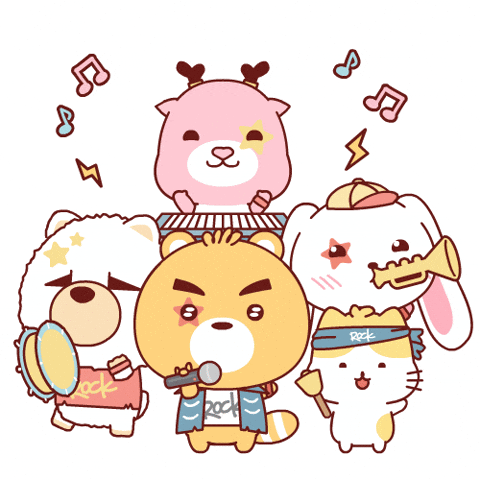 Rock Band GIF by bluesbear by bluesbear