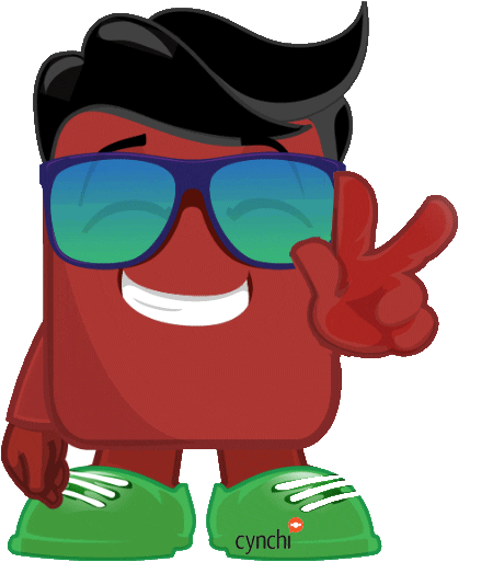 Peace Hello Sticker by Dulces Cynchi