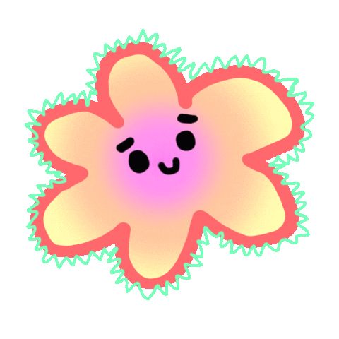 Happy Flower Sticker