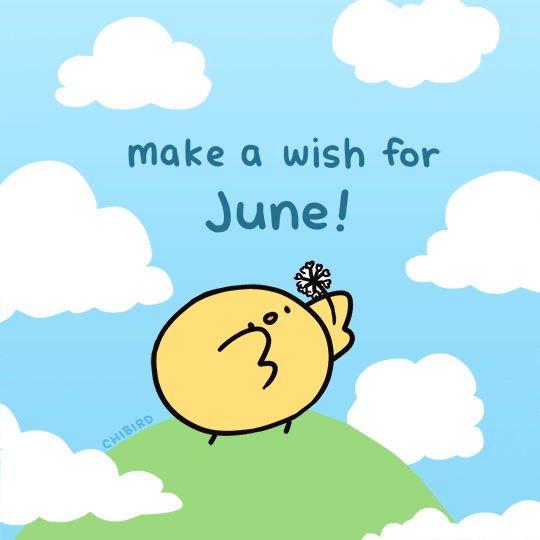 Summer June GIF by Chibird - Find & Share on GIPHY