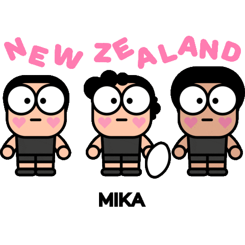 New Zealand Travel Sticker by MIKA