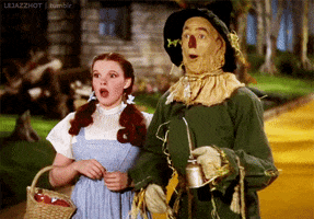 wizard of oz suprised GIF