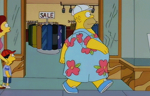 Fat Homer Simpson GIF