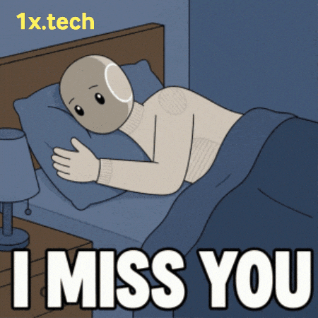 Heart Love GIF by 1X Technologies