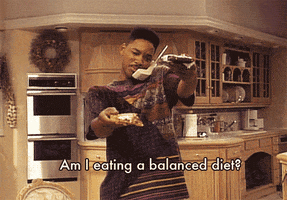 fresh prince balanced diet GIF