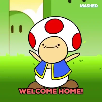 Super Mario Hello GIF by Mashed