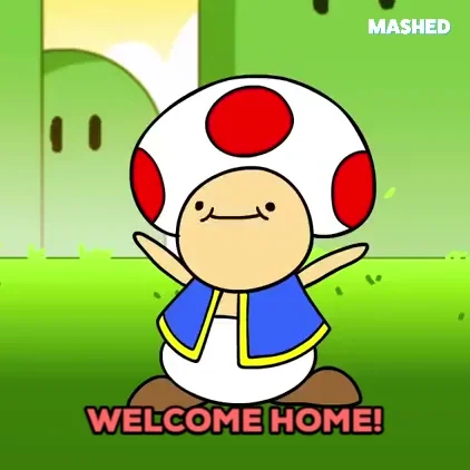 Super Mario Hello GIF by Mashed