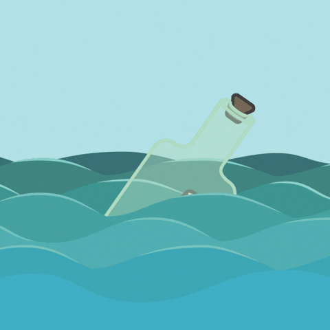 Message In A Bottle GIF Find & Share on GIPHY